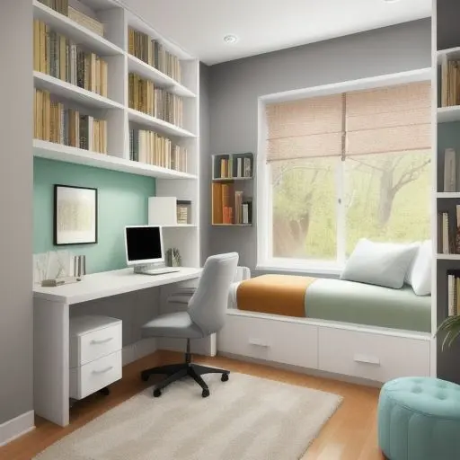 Bedroom with study area 3