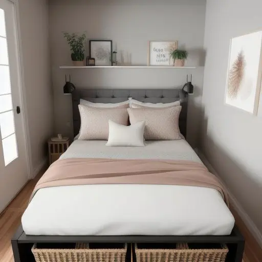 Cozy Tiny Master Bedroom 4