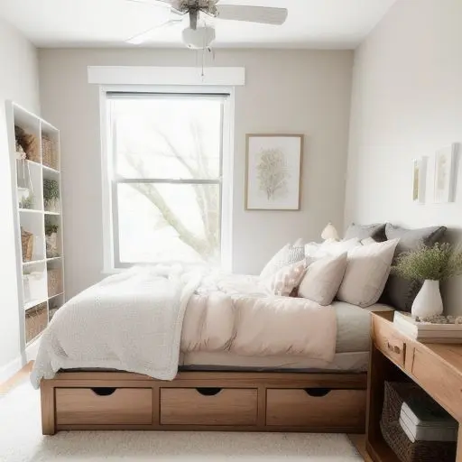 Cozy Tiny Master Bedroom 7