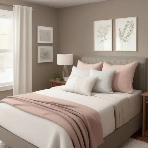 Cozy Tiny Master Bedroom 12