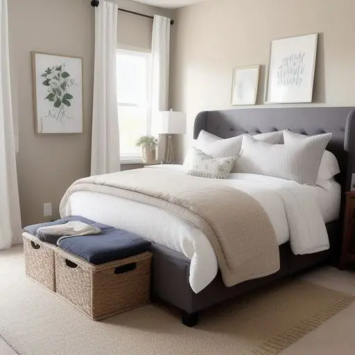 Cozy Tiny Master Bedroom 14