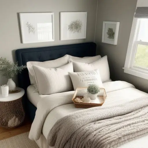 Cozy Tiny Master Bedroom 22