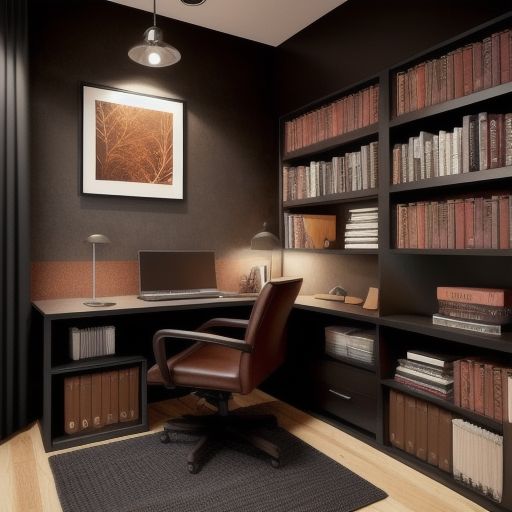 Cozy men study room 5