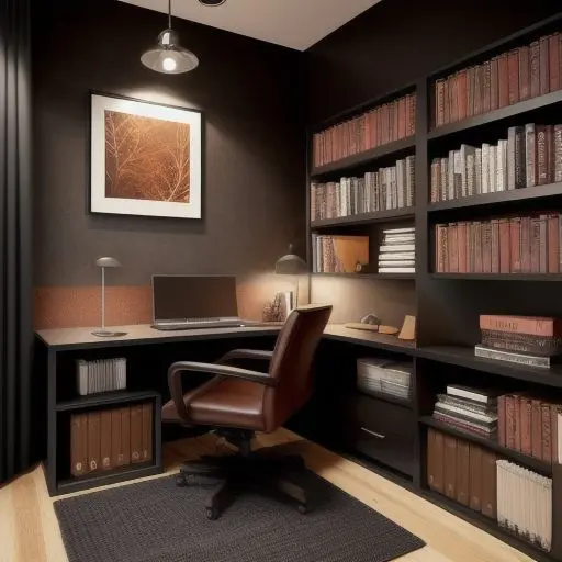 Cozy men study room 5