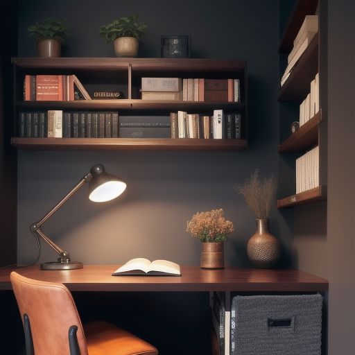 Cozy men study room 6