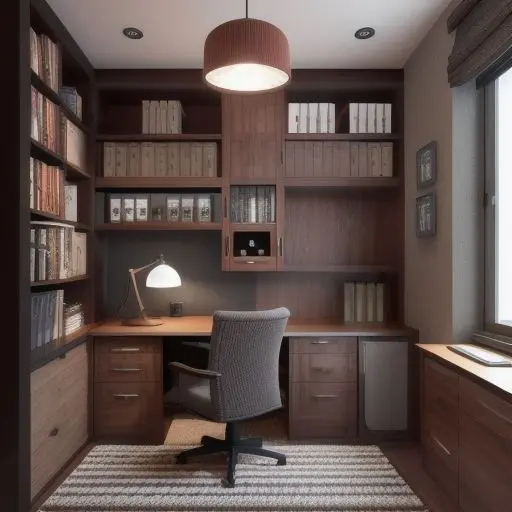 Cozy men study room 14