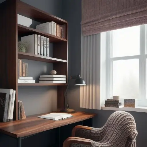 Cozy men study room 16