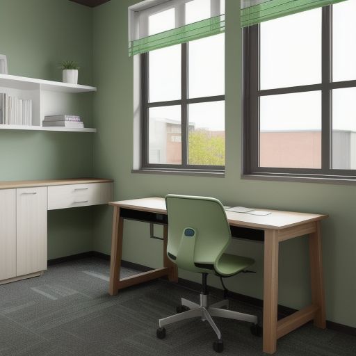 Light Green Study Room 2