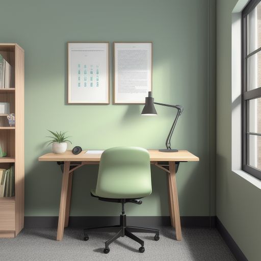 Light Green Study Room 4