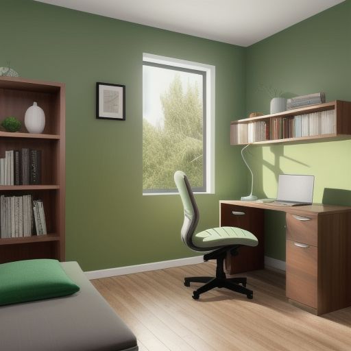 Light Green Study Room 6