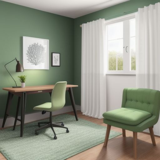 Light Green Study Room 8