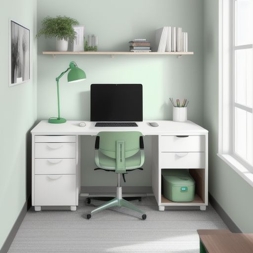 Light Green Study Room 9