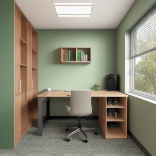 Light Green Study Room 12