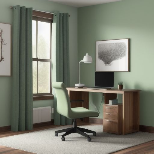 Light Green Study Room 14