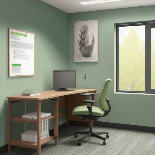 Light Green Study Room 19