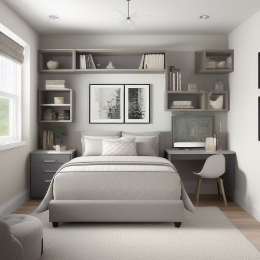 Master Bedroom with study area 8