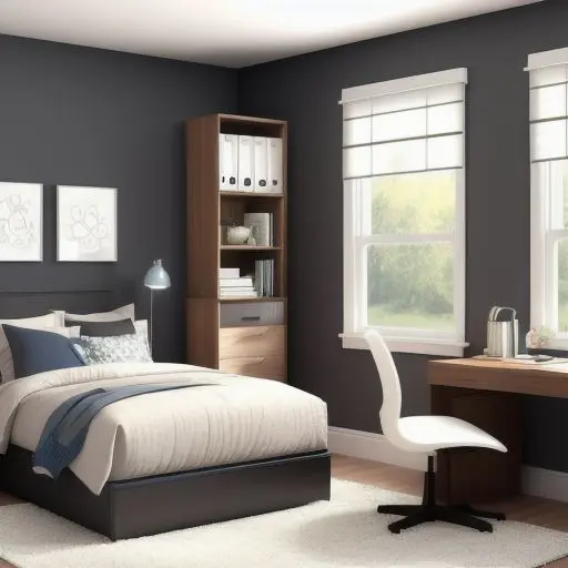 Master Bedroom with study area 9