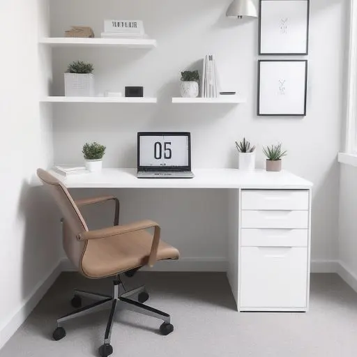 Minimalistic Aesthetic Study Room 14