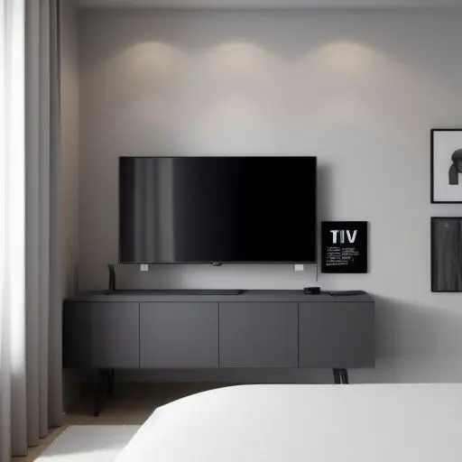 Minimalistic Guest Room with TV 7