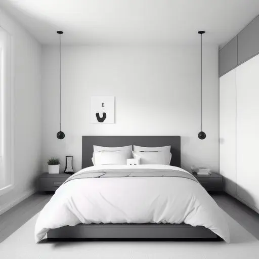 Minimalistic Tiny Master Bedroom 2