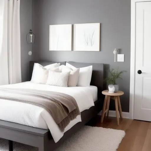 Minimalistic Tiny Master Bedroom 18