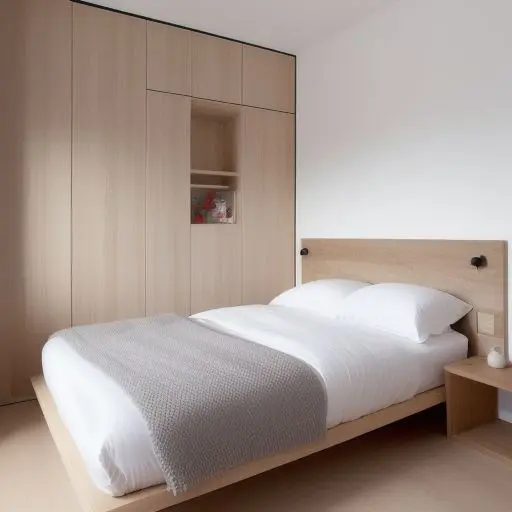 Minimalistic Tiny Master Bedroom 20