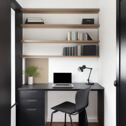 Minimalistic men study room 4