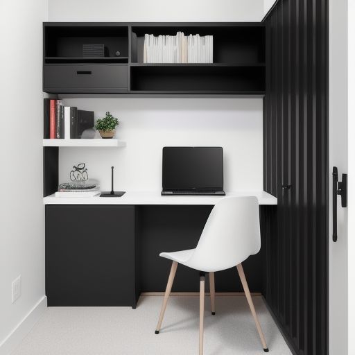 Minimalistic men study room 7