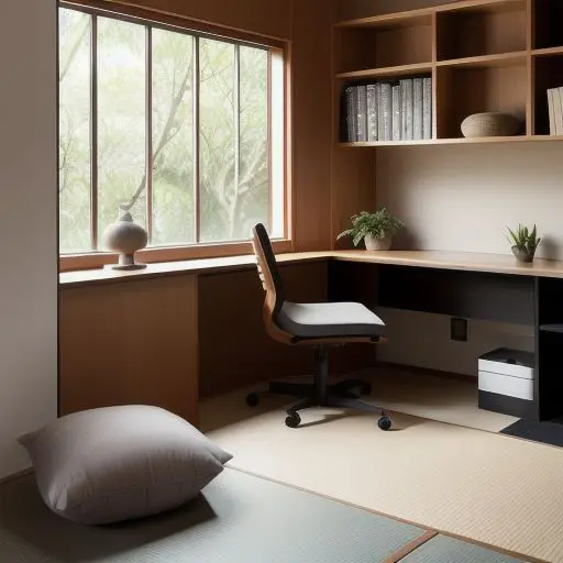 Minimalistic men study room 8