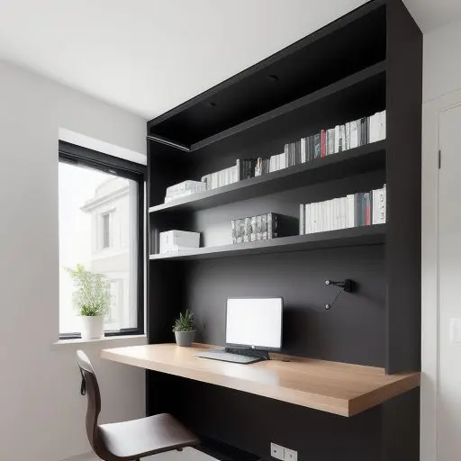 Minimalistic men study room 11