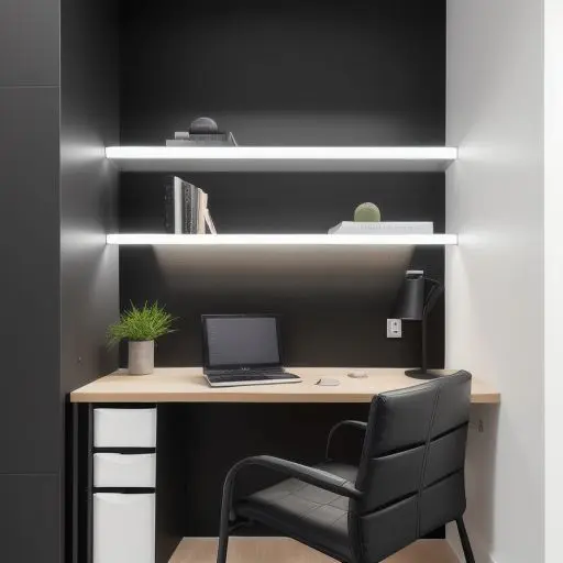 Minimalistic men study room 12