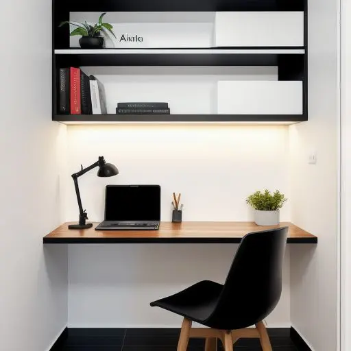 Minimalistic men study room 13