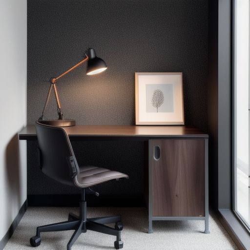 Minimalistic men study room 14