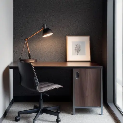 Minimalistic men study room 14