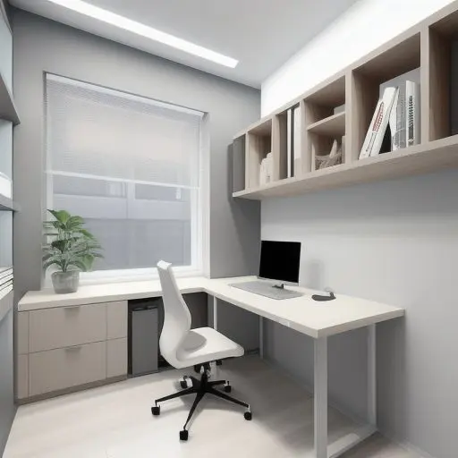 Modern Style Aesthetic Study Room 3