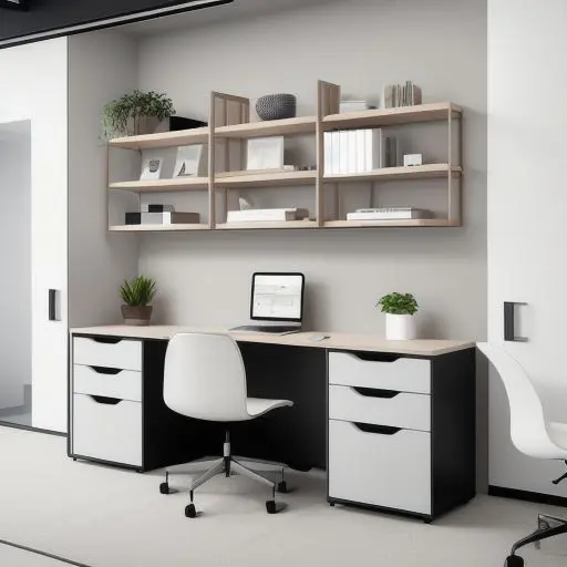 Modern Style Aesthetic Study Room 8