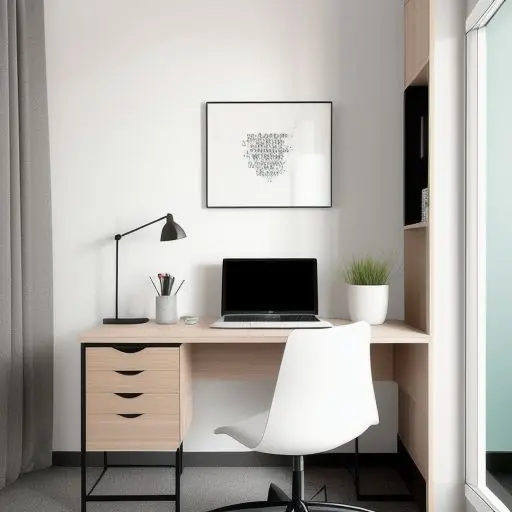 Modern Style Aesthetic Study Room 12