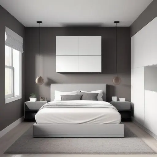 Modern Tiny Master Bedroom 1