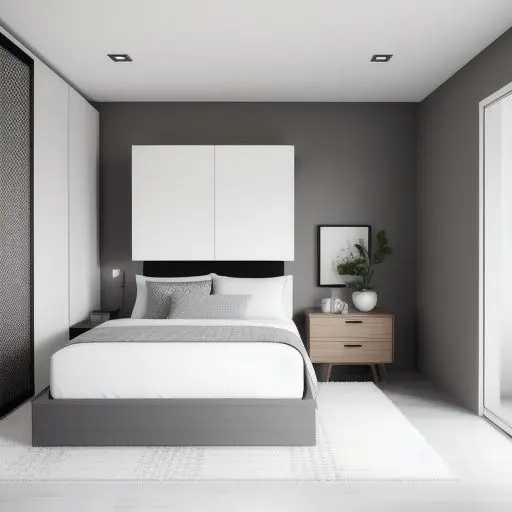 Modern Tiny Master Bedroom 2