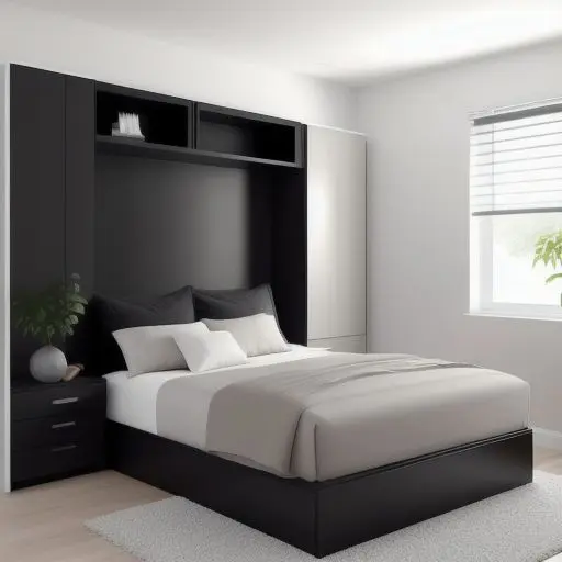 Modern Tiny Master Bedroom 3