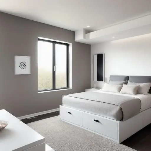 Modern Tiny Master Bedroom 9