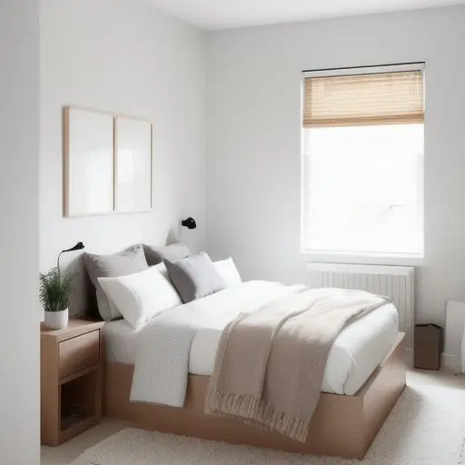 Modern Tiny Master Bedroom 14