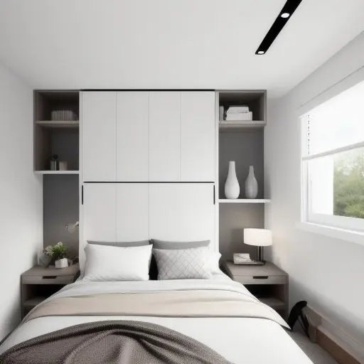 Modern Tiny Master Bedroom 19