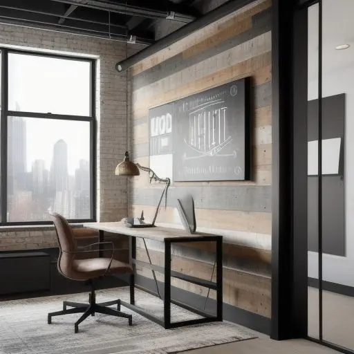 Modern men study room 9