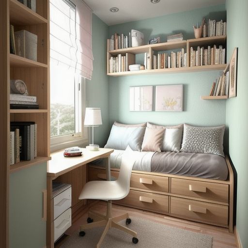 Small Bedroom with study area 2