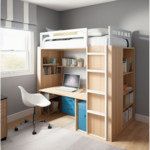 Small Bedroom with study area 3