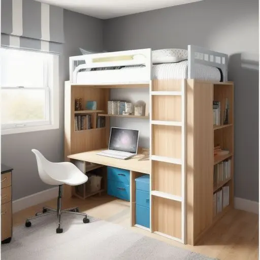 Small Bedroom with study area 3