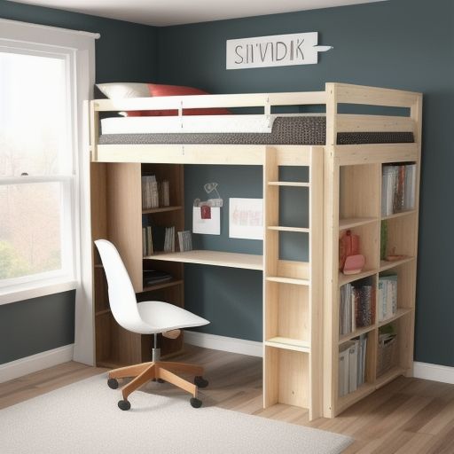 Small Bedroom with study area 5