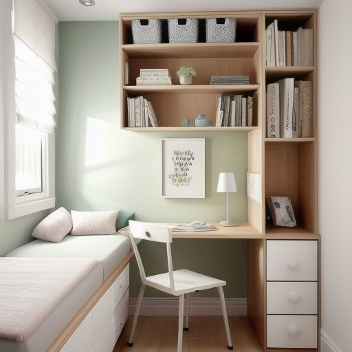 Small Bedroom with study area 6