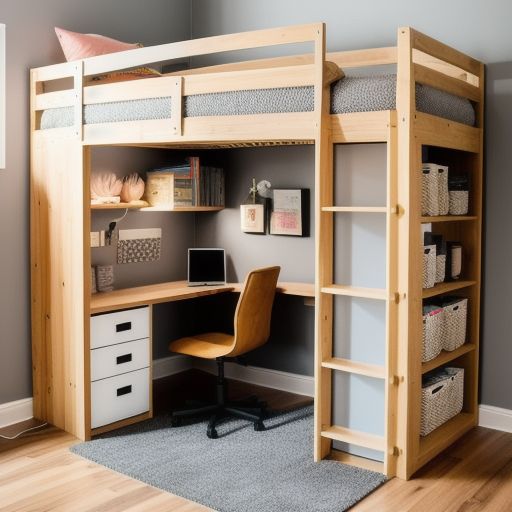 Small Bedroom with study area 12